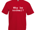 why be normal